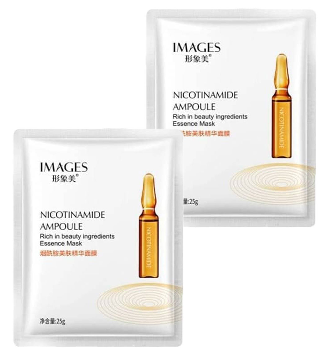 پک 2 عددی ماسک صورت مدل Nicotinamide Ampoule