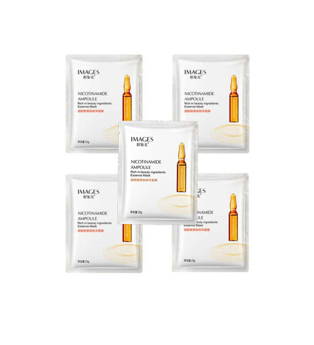 پک 5 عددی ماسک صورت مدل Nicotinamide Ampoule