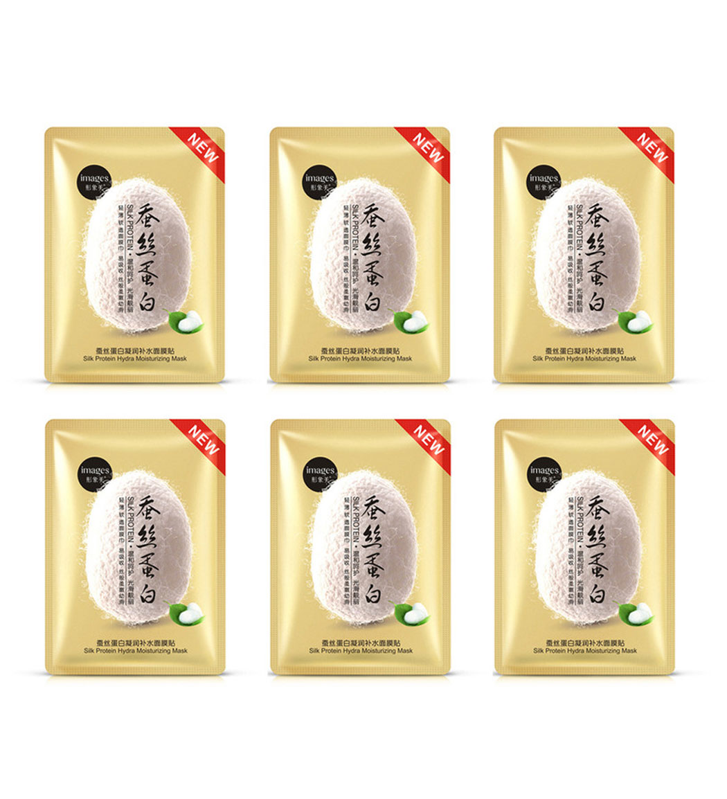 ماسک صورت مدل ابریشم مجموعه 6 عددی