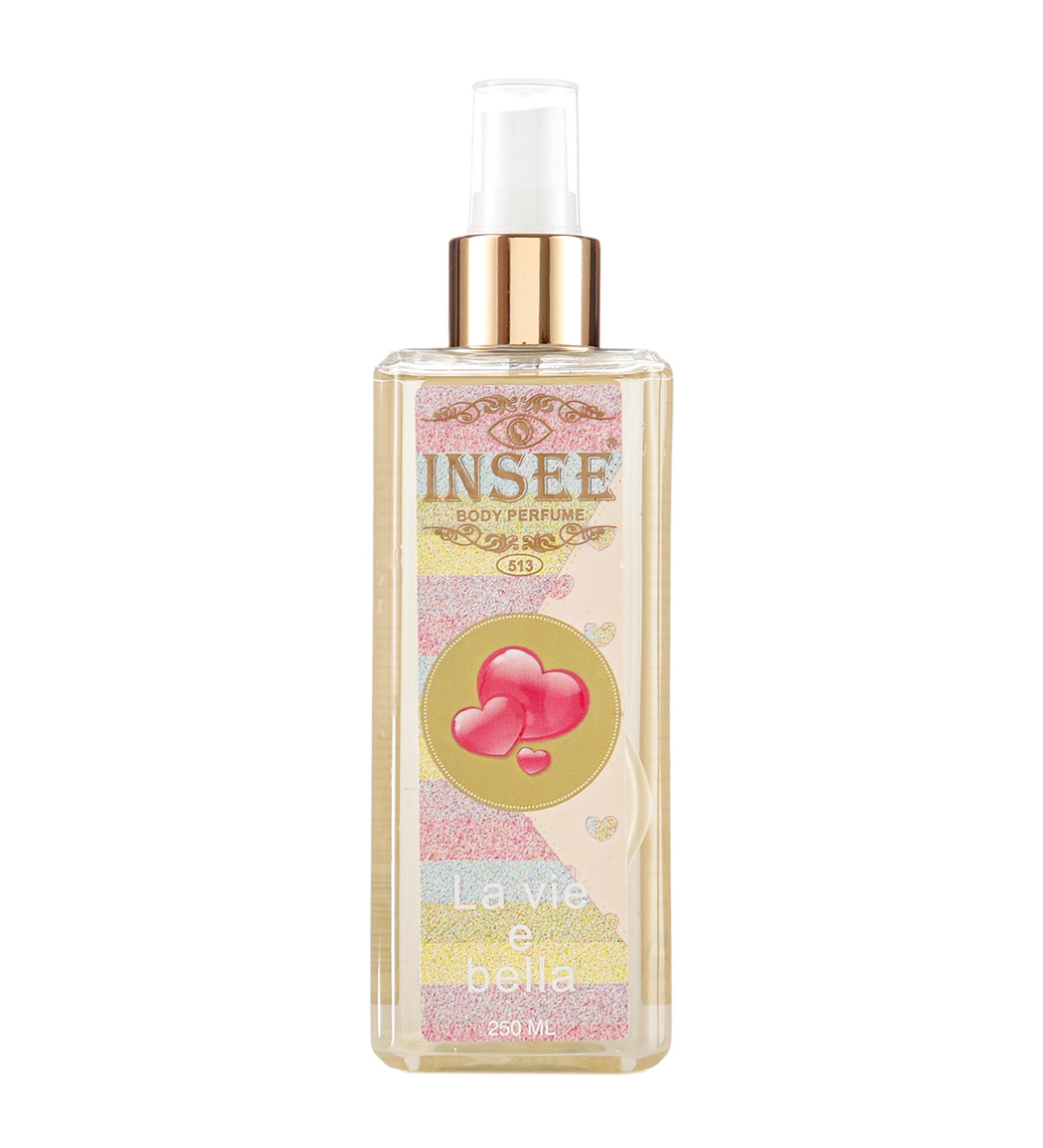 بادی پرفیوم زنانه مدل La Vie E Bella کد 513 حجم 250میل