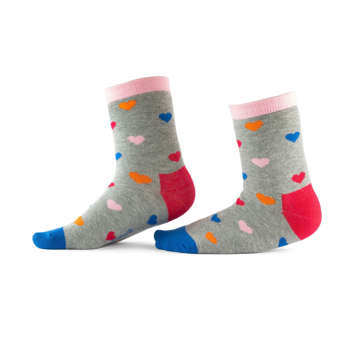 جوراب بچه گانه ساقدار مدل قلب سایز 27 تا 30