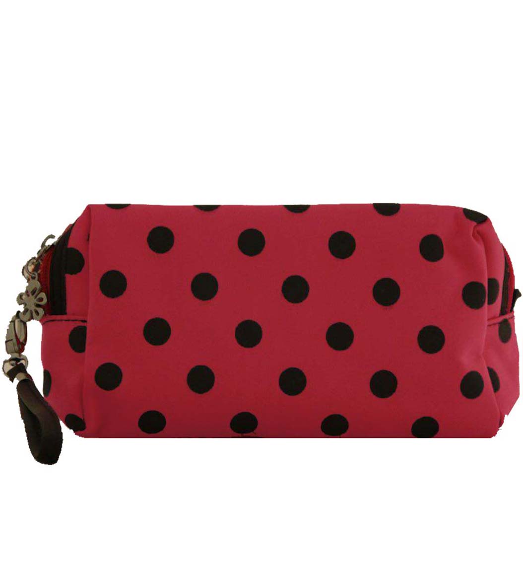 کیف لوازم آرایش طرح خالدار