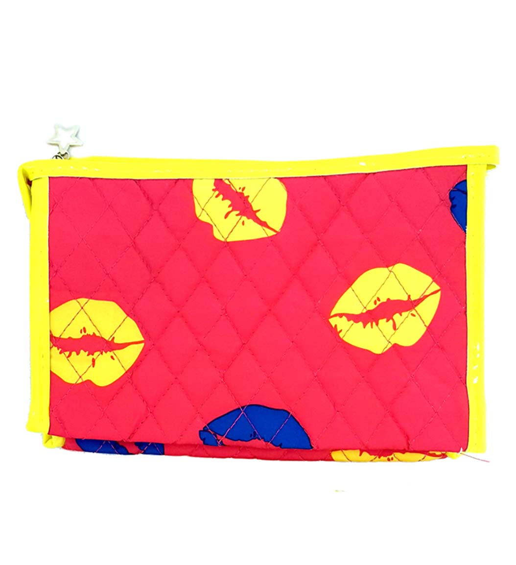 کیف لوازم آرایش طرح لب(مستطیلی)