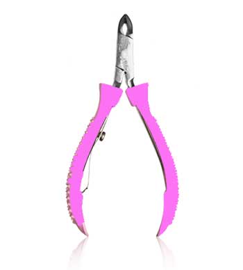 نیپر ناخن دسته صورتی