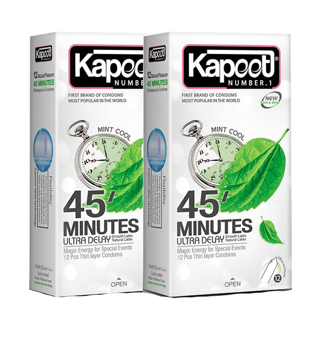 پک دو عددی کاندوم 45 min