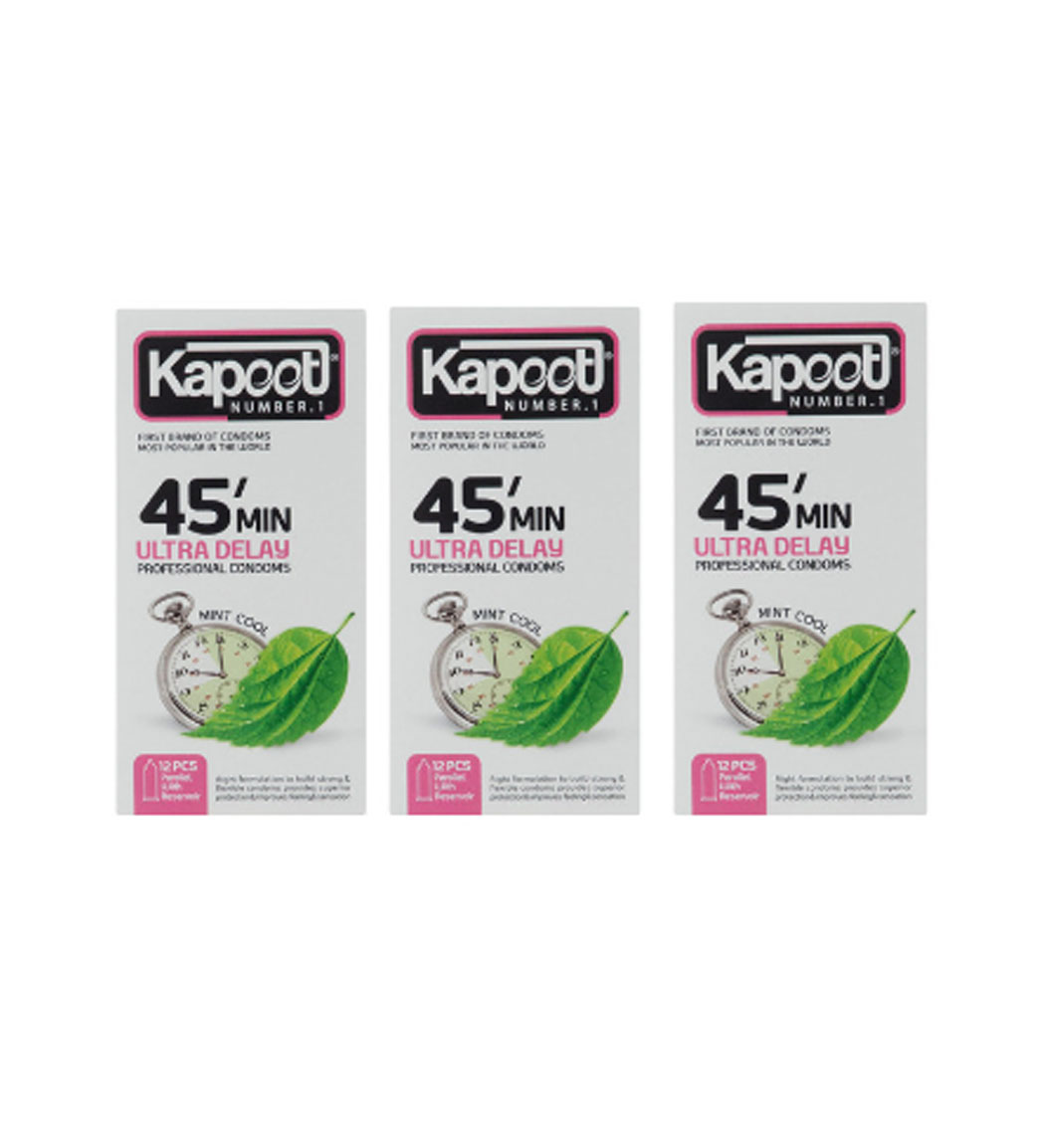 پک سه عددی کاندوم 45min