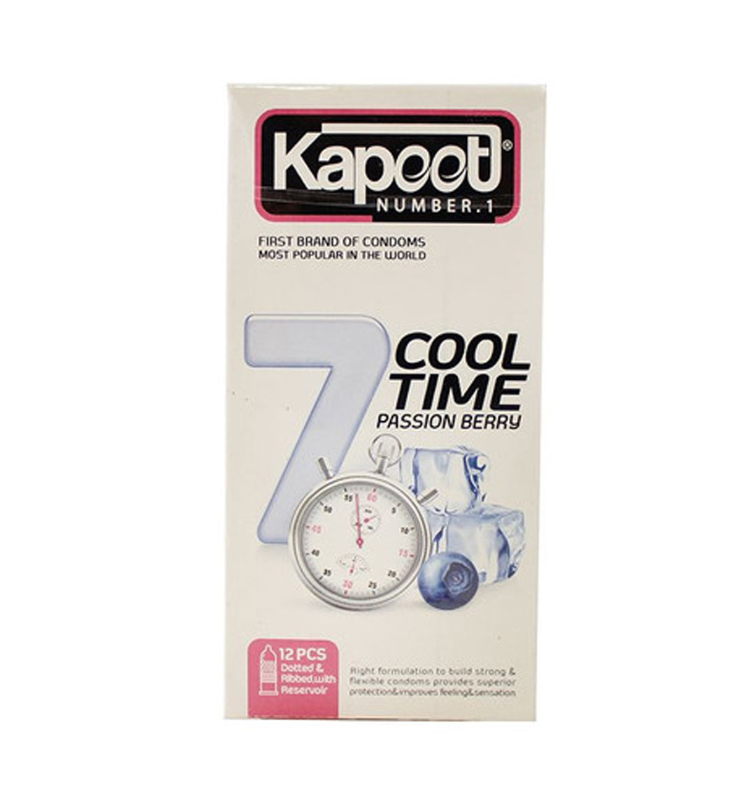 پک 12 عددی کاندوم مدل 7Cool Time