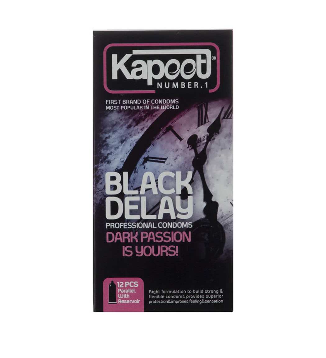 کاندوم Black Delay بسته 12 عددی