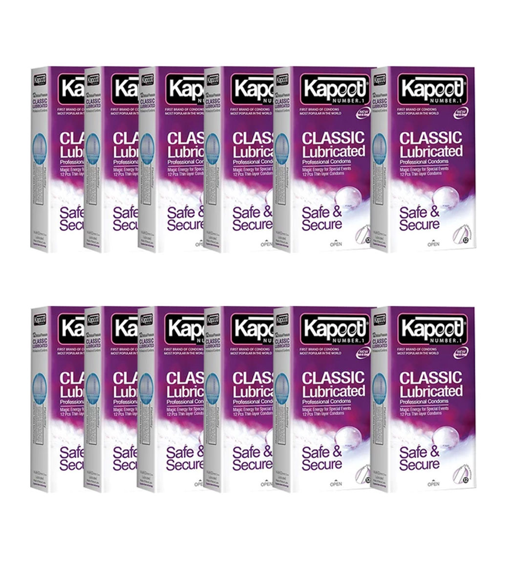 پک 12 عددی کاندوم Classic Fungless