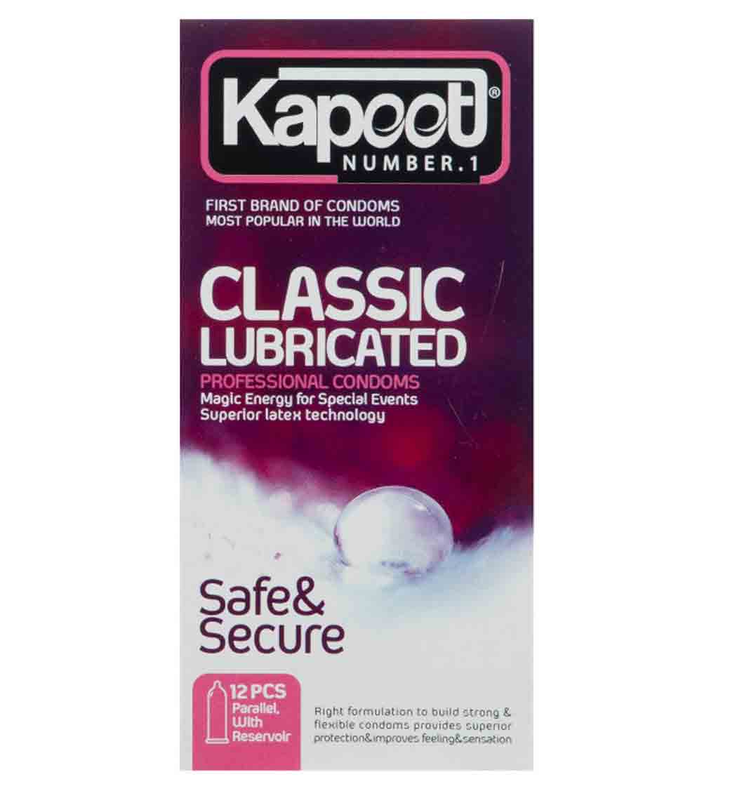 کاندوم مدل Classic Lubricated بسته 12 عددی