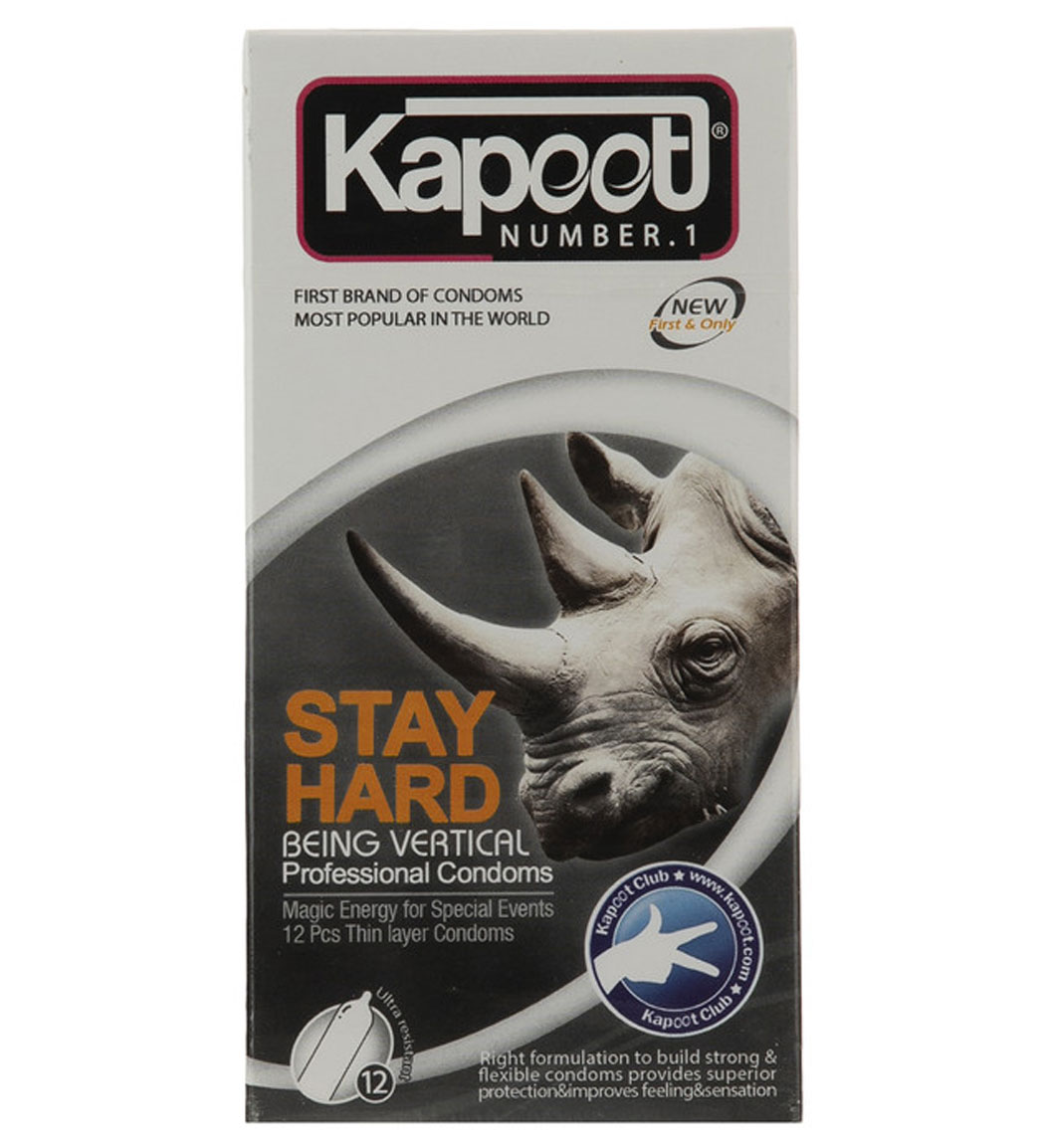 کاندوم مدل Stay Hard بسته 12 عددی