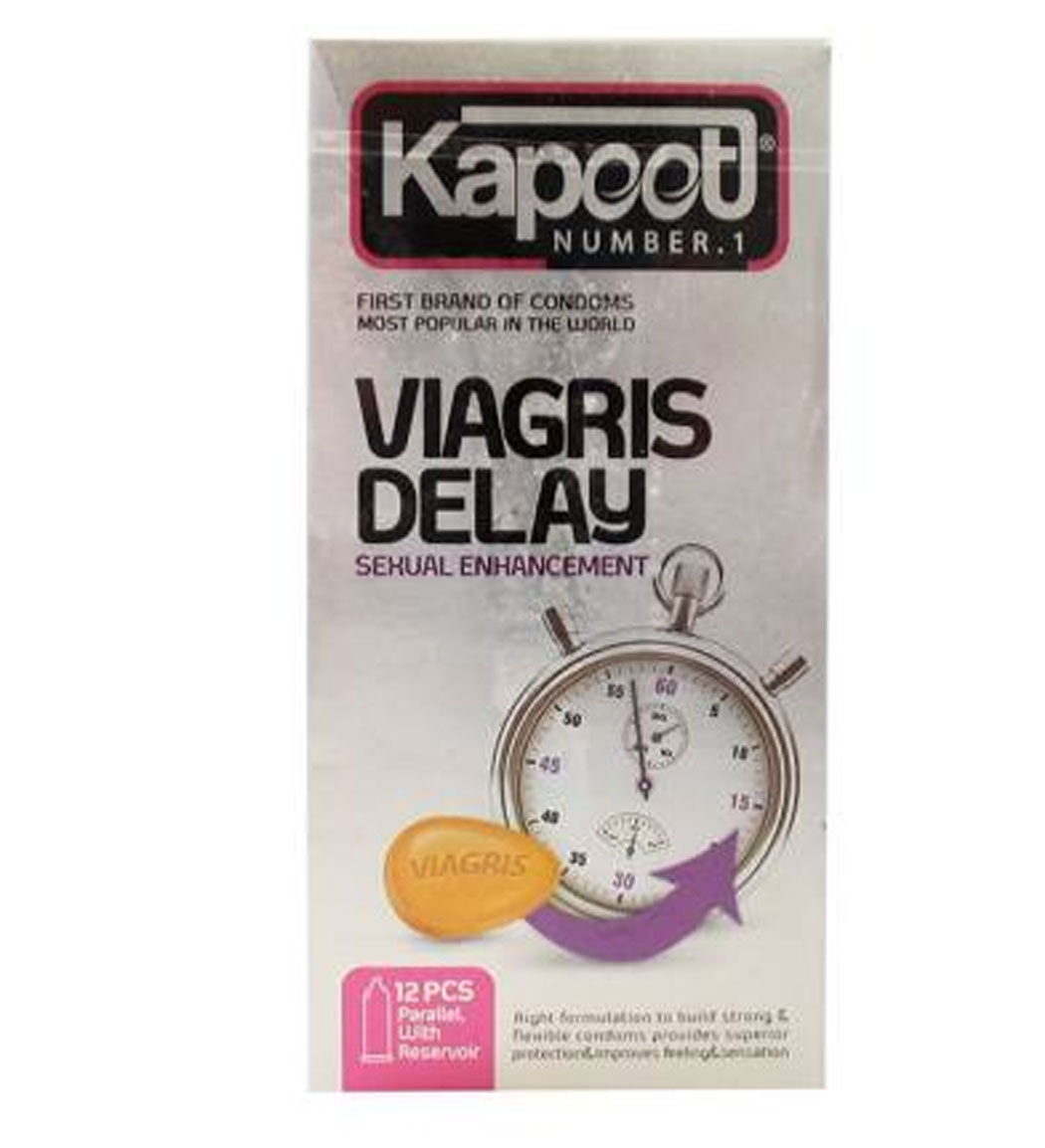 کاندوم مدل viagris delay بسته 12 عددی