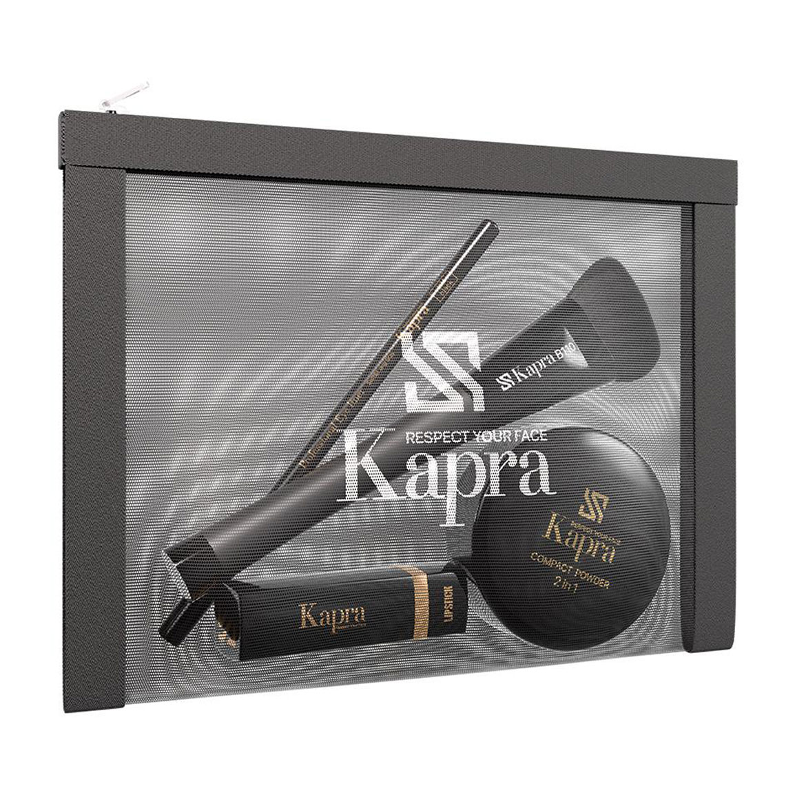 پک آرایشی 4 عددی به همراه کیف