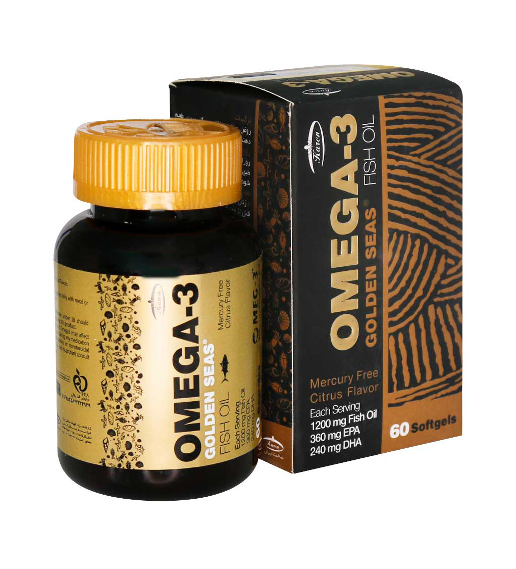 کپسول امگا 3 مدل Golden Seas بسته 60 عددی