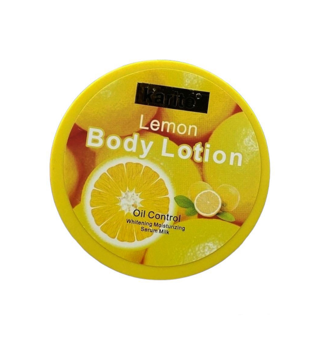لوسیون کنترل کننده چربی پوست بدن کاسه ای حاوی عصاره لیمو 250میل