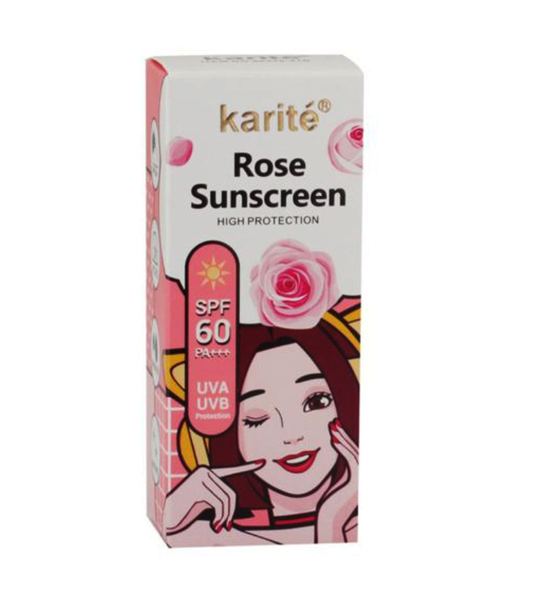 کرم ضد آفتاب حاوی عصاره گل رز SPF 60