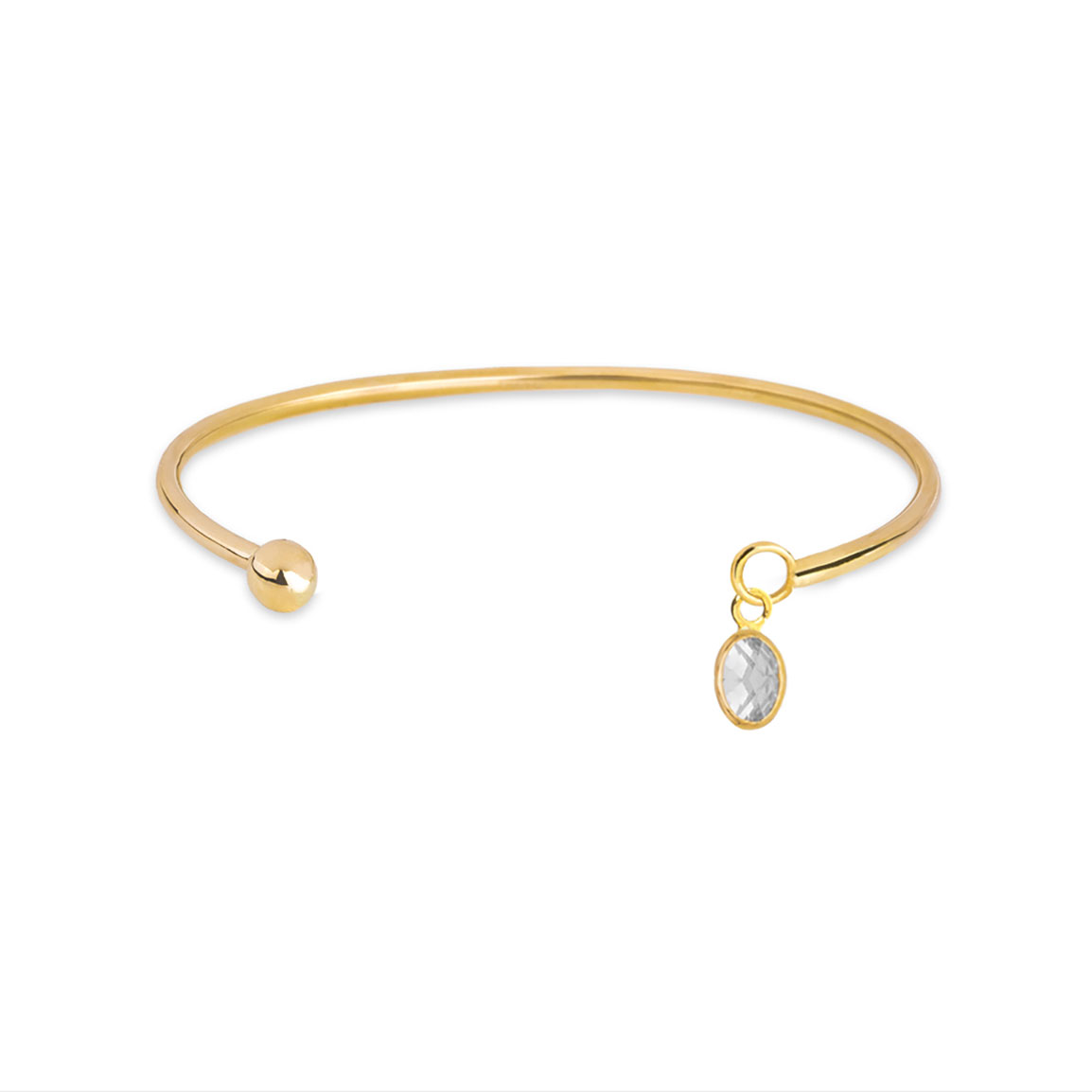 النگو طلا 18 عیار زنانه مدل فلکسی بیضی کد BMOH003