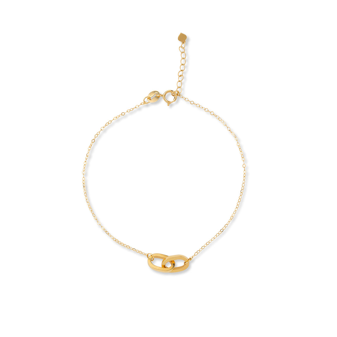 دستبند زنجیر طلا 18 عیار زنانه مدل لاو کارتیه ساده کد BMR539&nbsp;