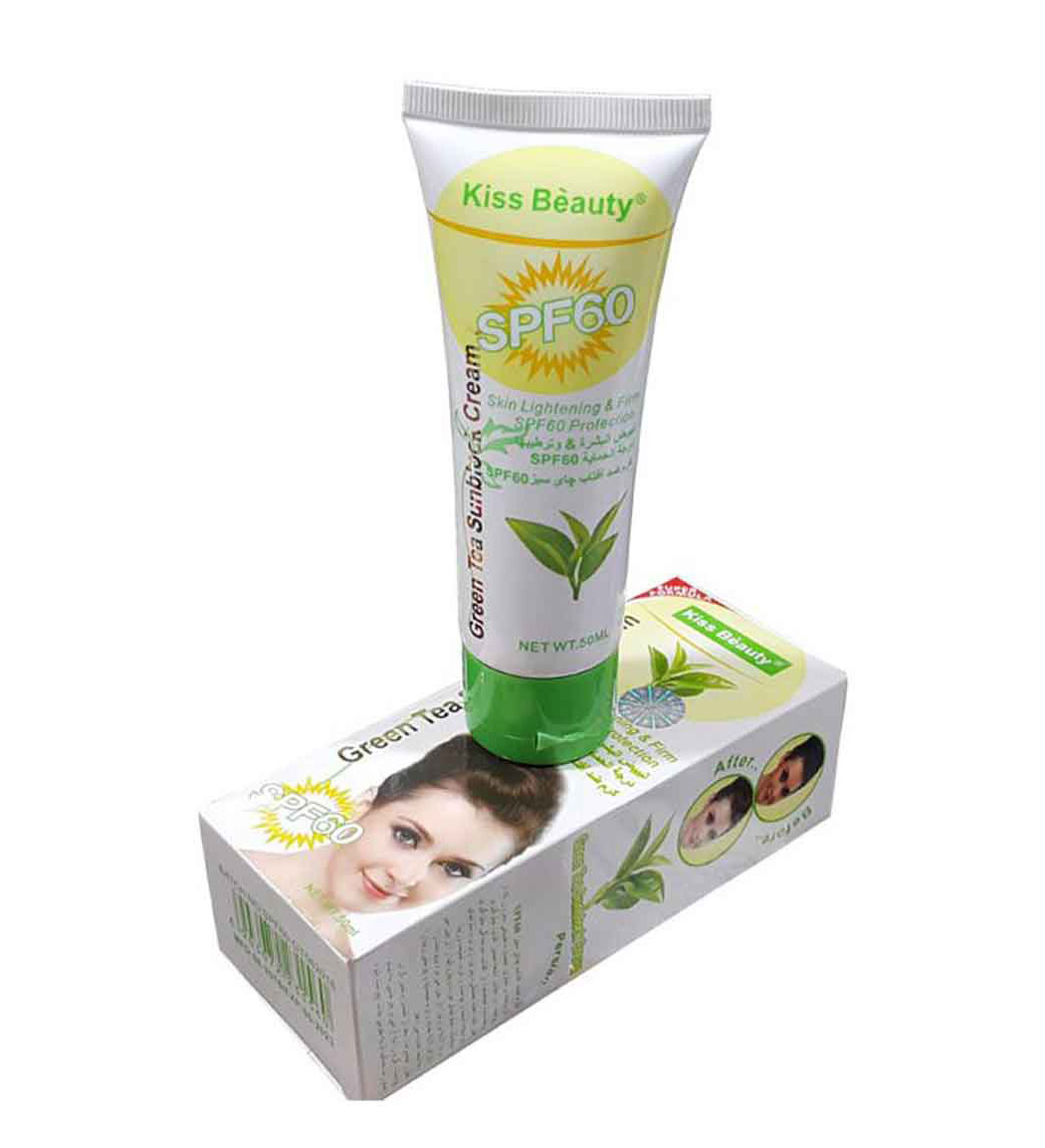 ضد آفتاب حاوی عصاره چای سبز SPF60 حجم 50میل
