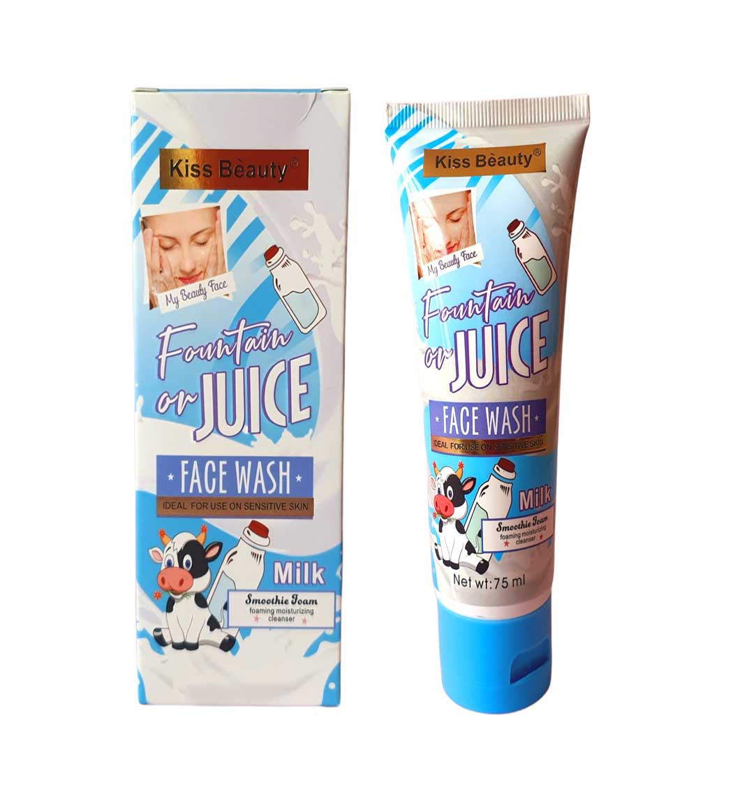 فوم شستشو صورت شیر گاو حجم 75 میل