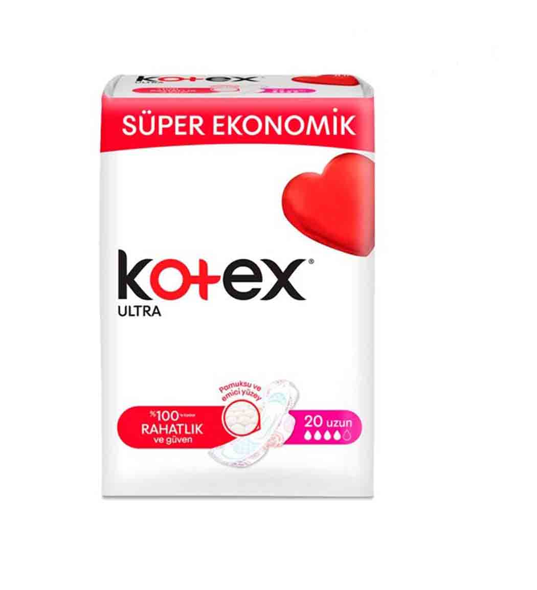 نوار بهداشتی سایز بلند مدل ULTRA UZUN با قابلیت جذب خیلی بالا بسته 20 عددی