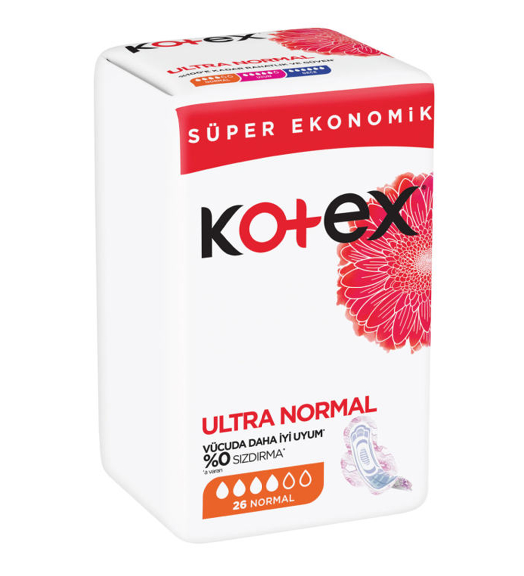 نوار بهداشتی مدل ULTRA NORMAL با قابلیت جذب بالا بسته 26 عددی