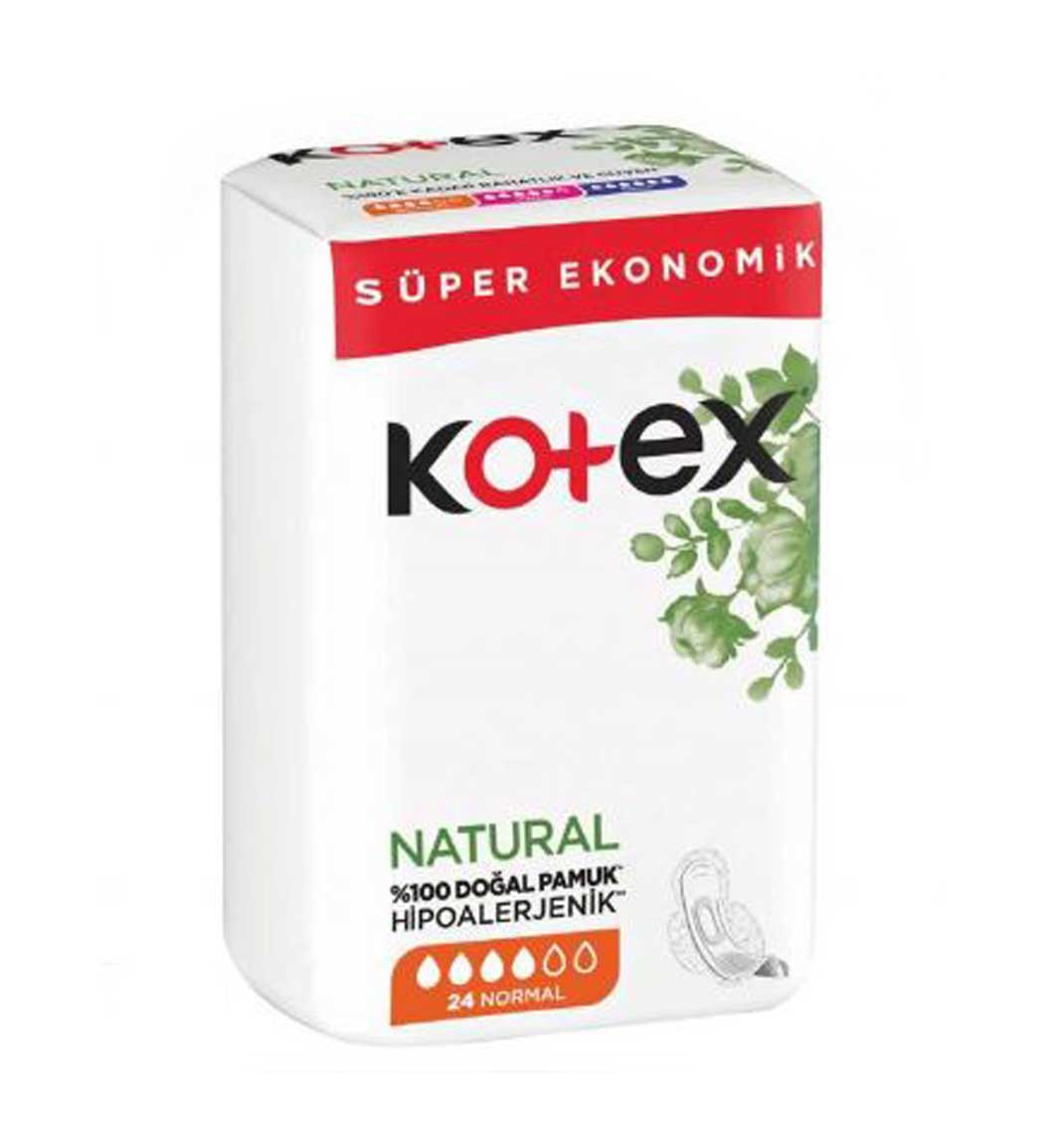 نوار بهداشتی روز ضد حساسیت مدل NATRUAL  بسته 24 عددی