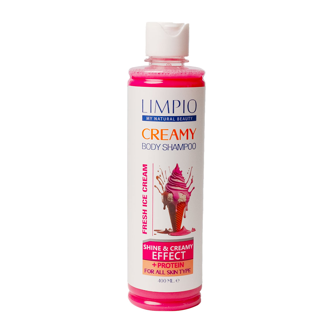 شامپو بدن کرمی با رایحه بستنی حجم 400 میلی لیتر