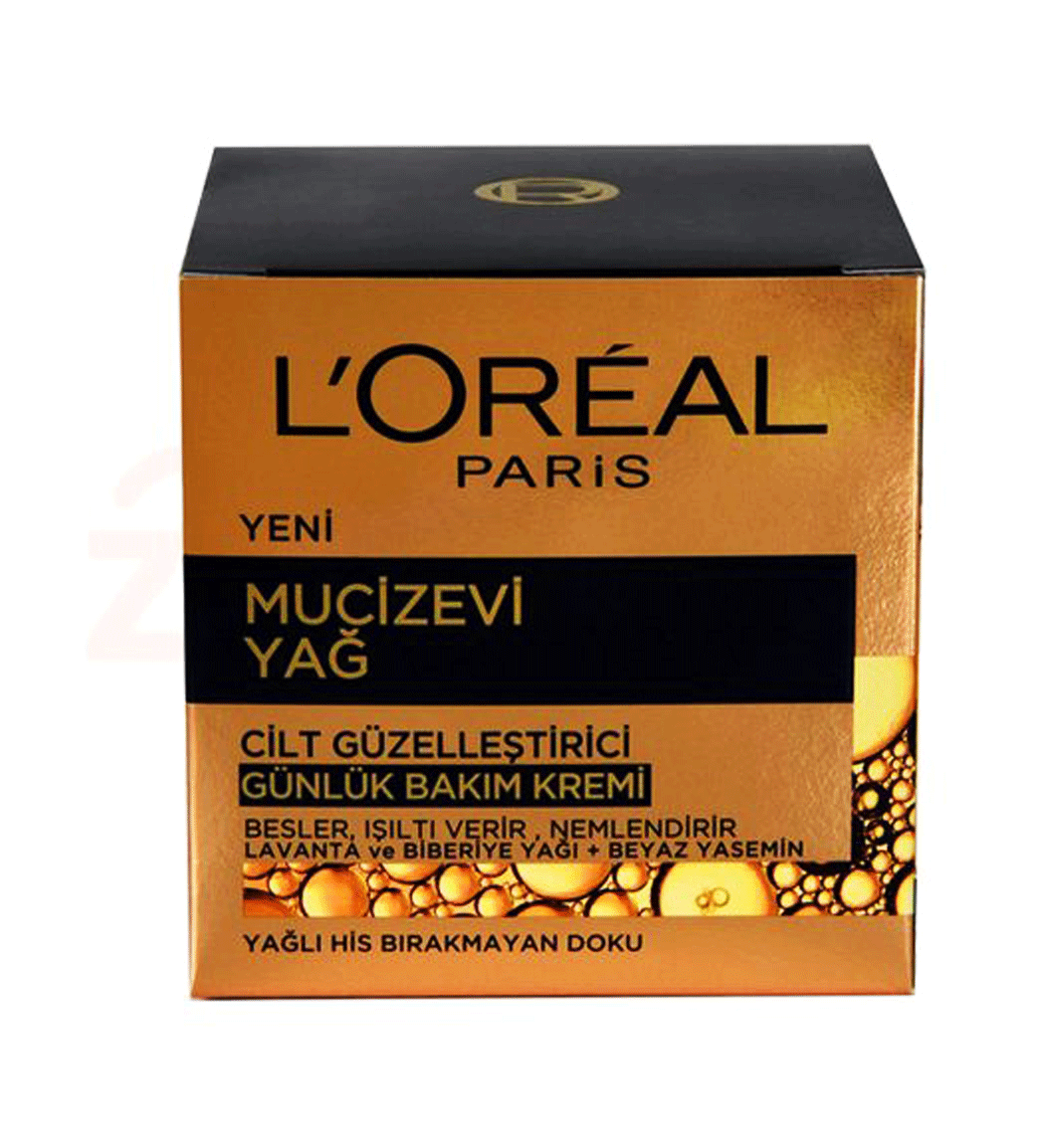 کرم صورت روز ضد چروک با روغن معجزه آسا لورال مدل  Mucizevi Yagحجم 50 میل