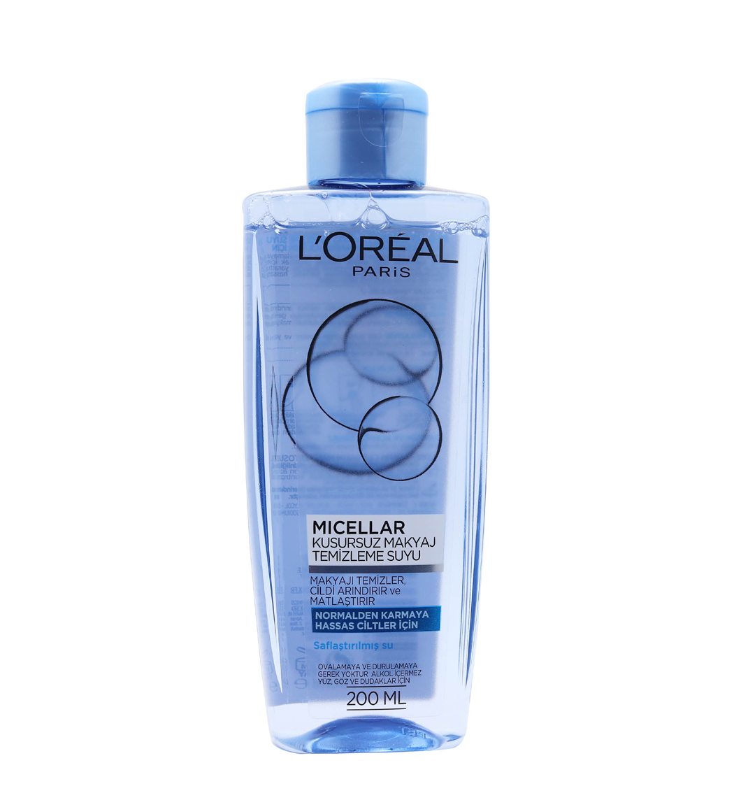 محلول پاک کننده چشم و صورت میسلار واتر 200 میل برای پوست مختلط تا چرب