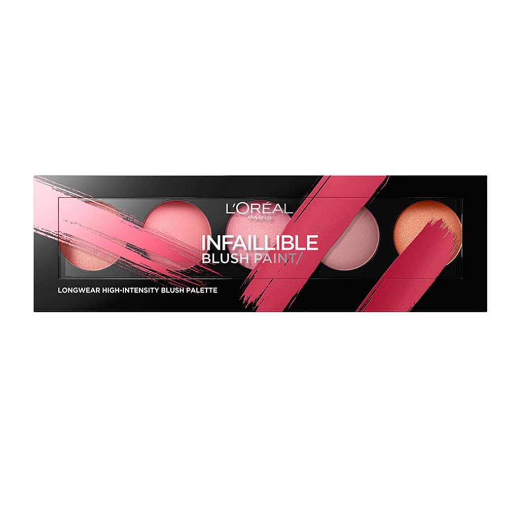 پالت رژگونه 5 رنگ اینفائیبل