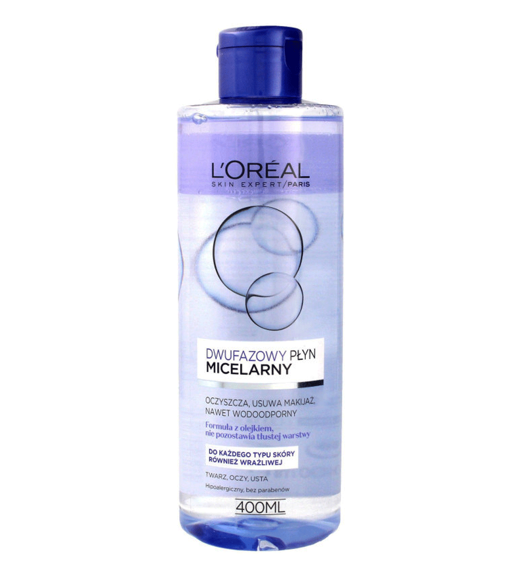 محلول دوفاز آرایش پاک کن حجم 400 میل