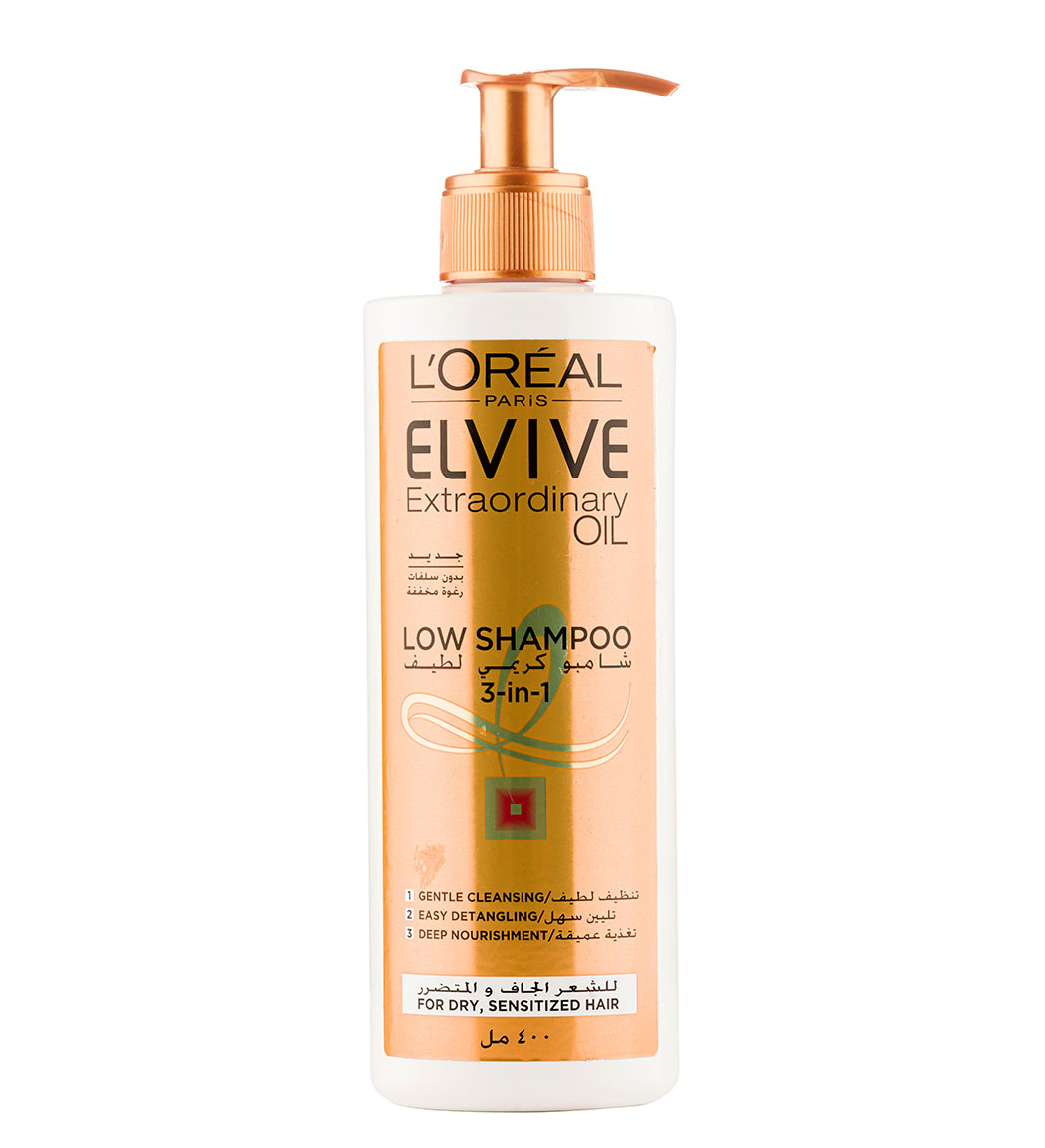 شامپو مو مدل Elvive Extraordinary Oil حجم 400 میل