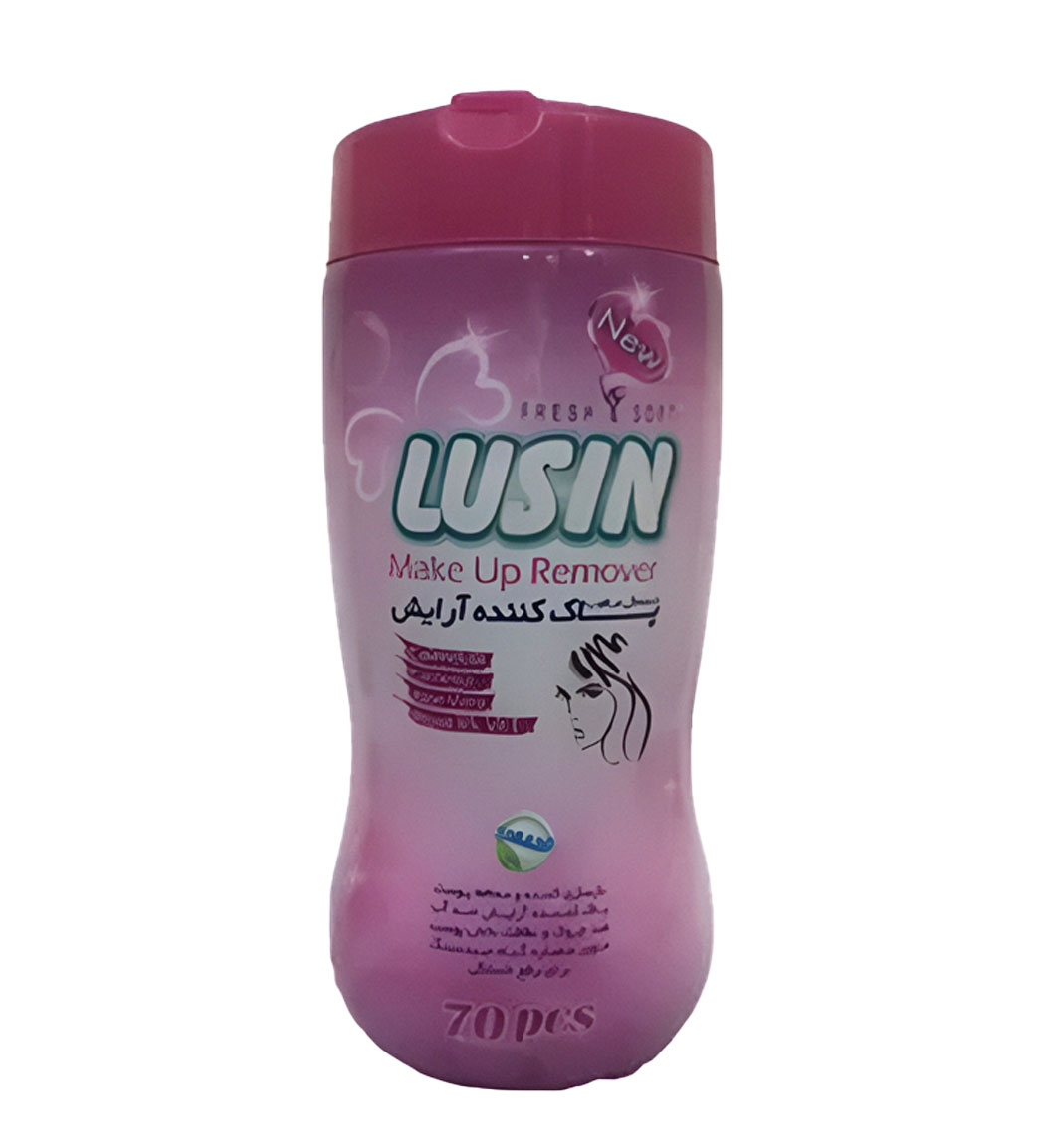 دستمال مرطوب پاک کننده آرایش بسته 70 عددی