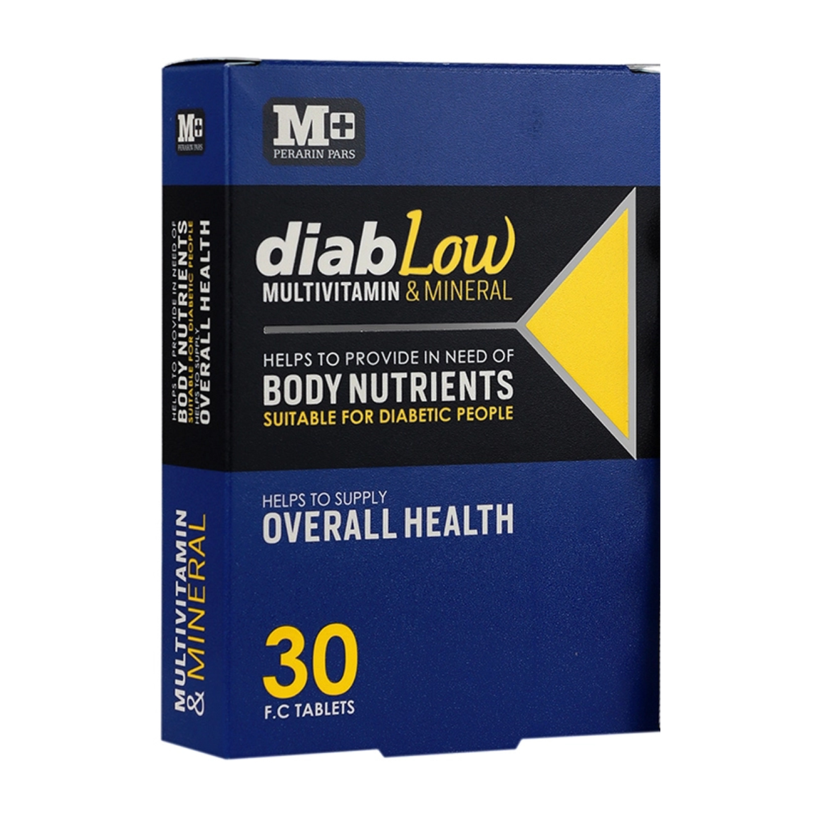 قرص مولتی ویتامین مدل Diab Low مناسب افراد دیابتی بسته 30 عددی