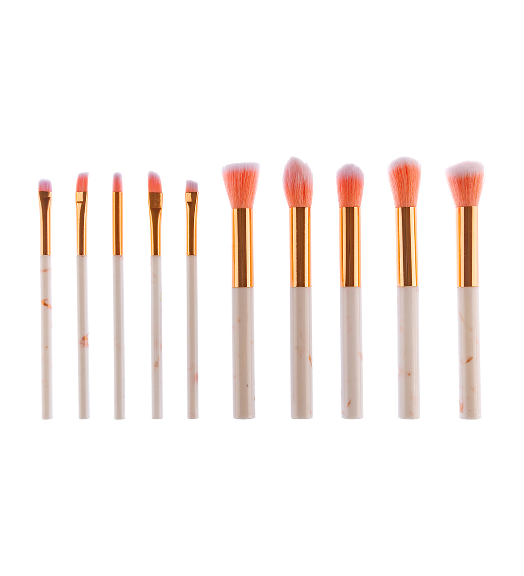 ست براش 10 عددی مدل Marble ارسال با طرح رندوم