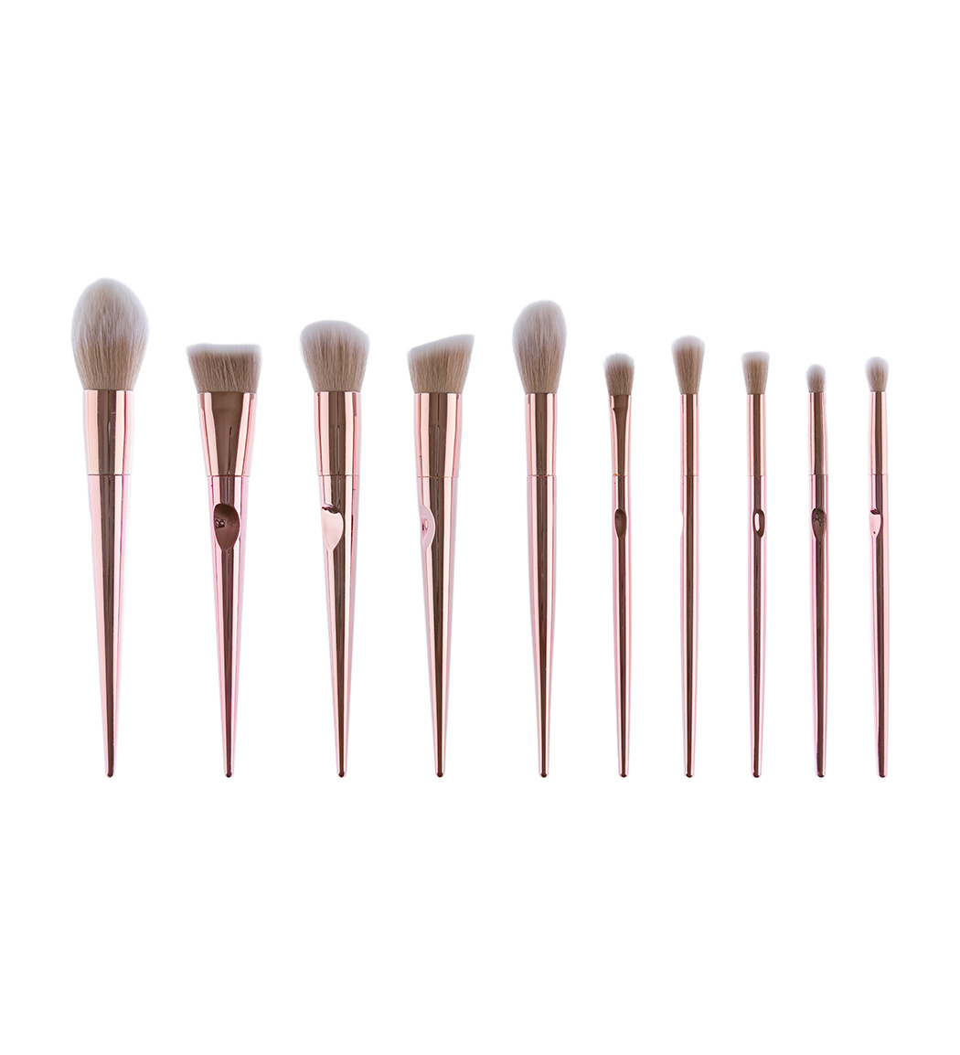 ست براش 10 عددی رزگلد