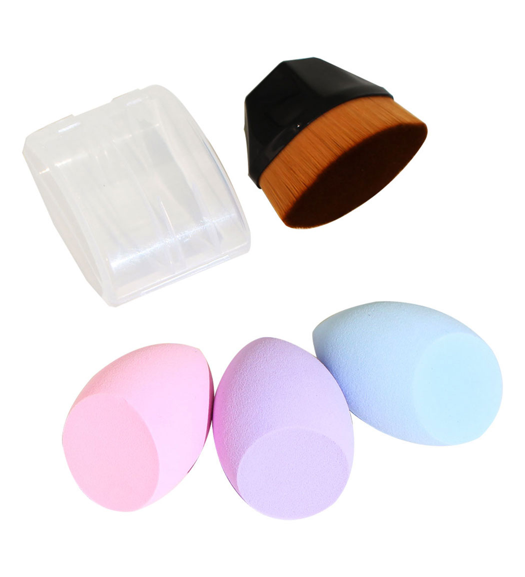 براش آرایش صورت نانو به همراه 3 عدد پد آرایشی