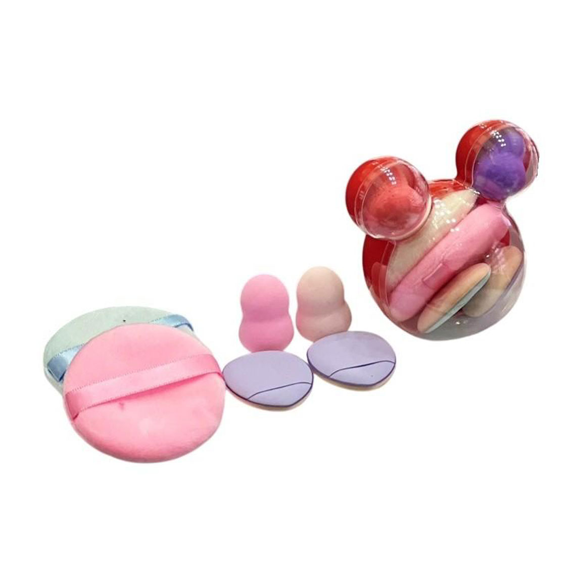پک پد آرایشی 6 عددی مدل میکی موس ارسال با رنگ رندوم