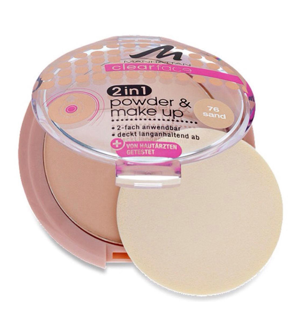 پنکک کرم پودر 2 در 1 کلیر فیس مات