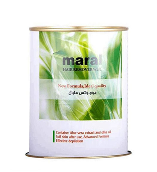 موم وکس گرم کنسروی آلوئه ورا و زیتون مناسب موی ضخیم 700 گرمی