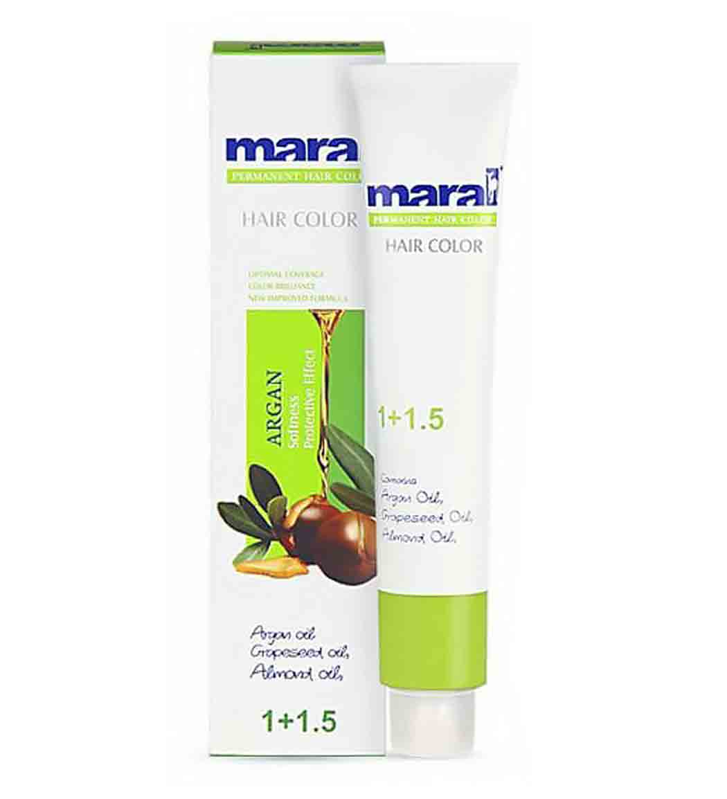 رنگ مو حاوی روغن آرگان و بادام سری عسلی 100میل