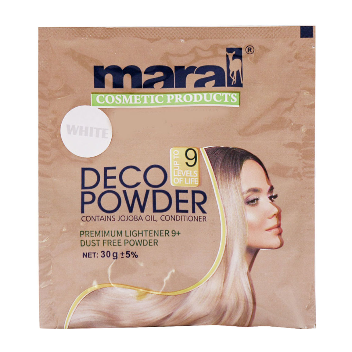 پودر دکلره سفید مناسب پوست حساس 30گرم