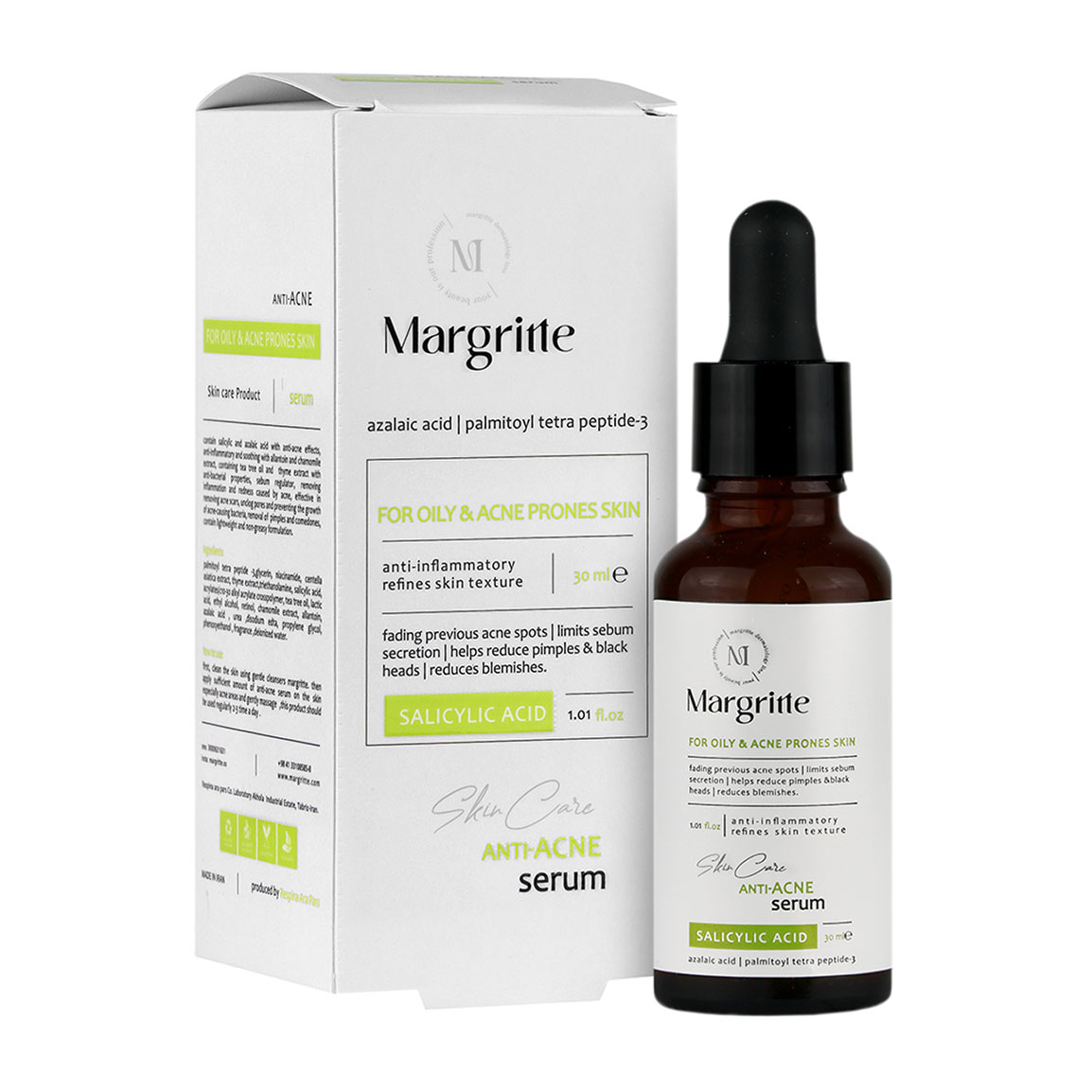 سرم پوست ضد جوش مناسب پوست چرب و مستعد آکنه حجم 30 میلی لیتر