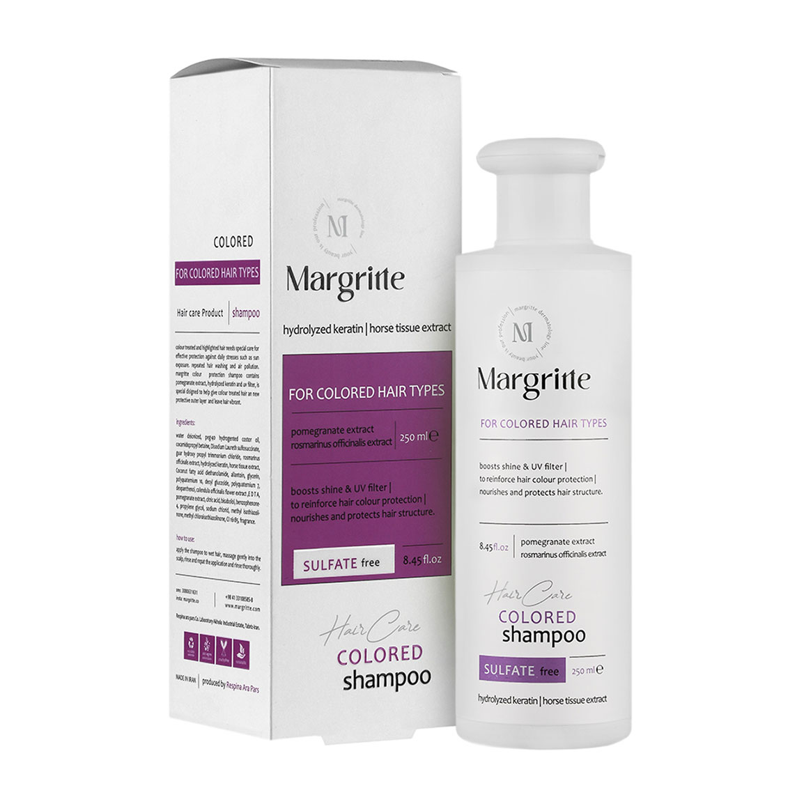 شامپو مناسب مو رنگ شده حجم 250 میلی لیتر