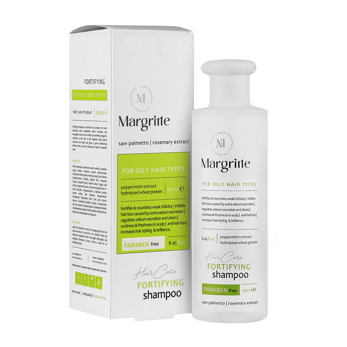 شامپو تقویت کننده مو چرب حجم 250 میلی لیتر
