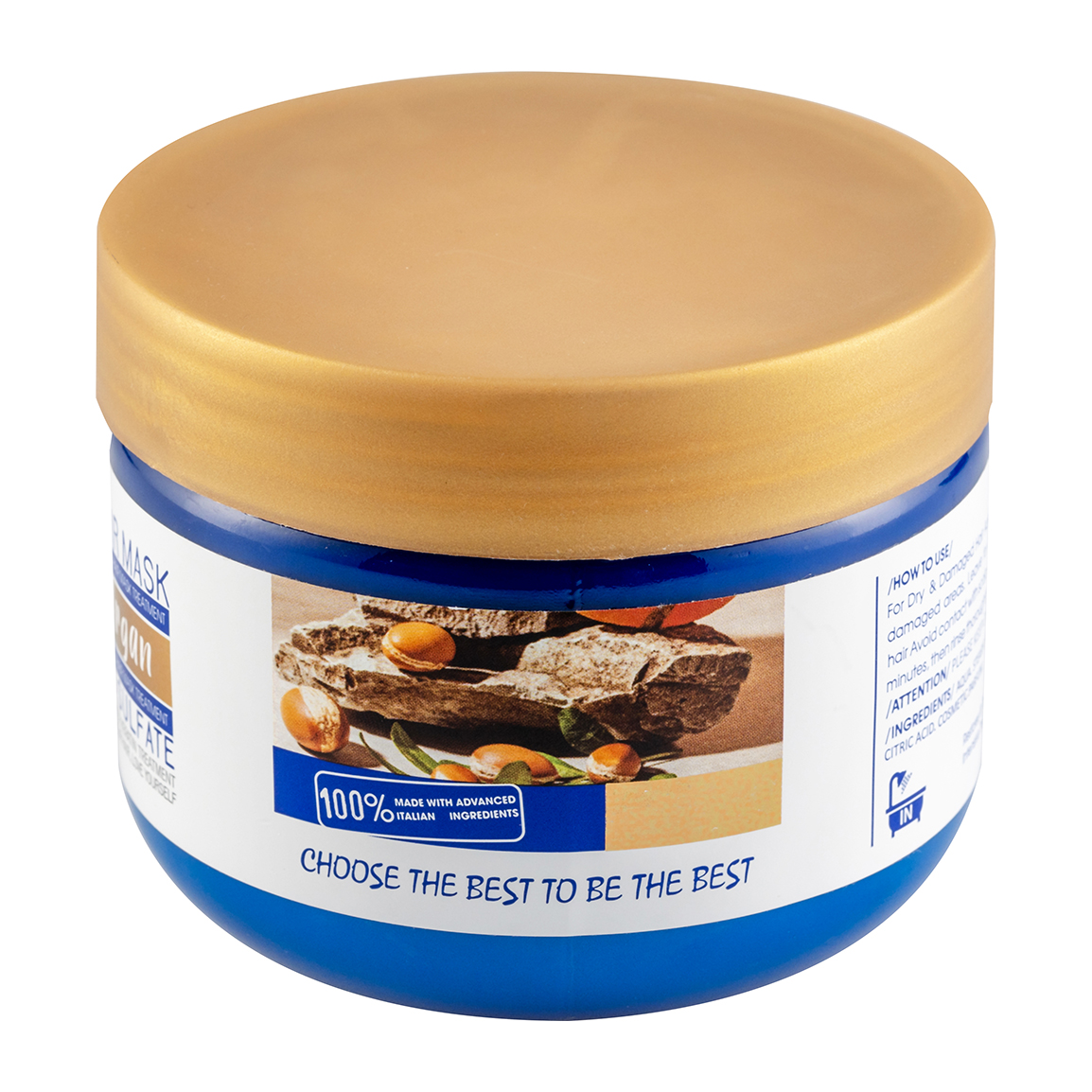 ماسک مو فاقد سولفات مدل Argan حجم 500 میلی لیتر