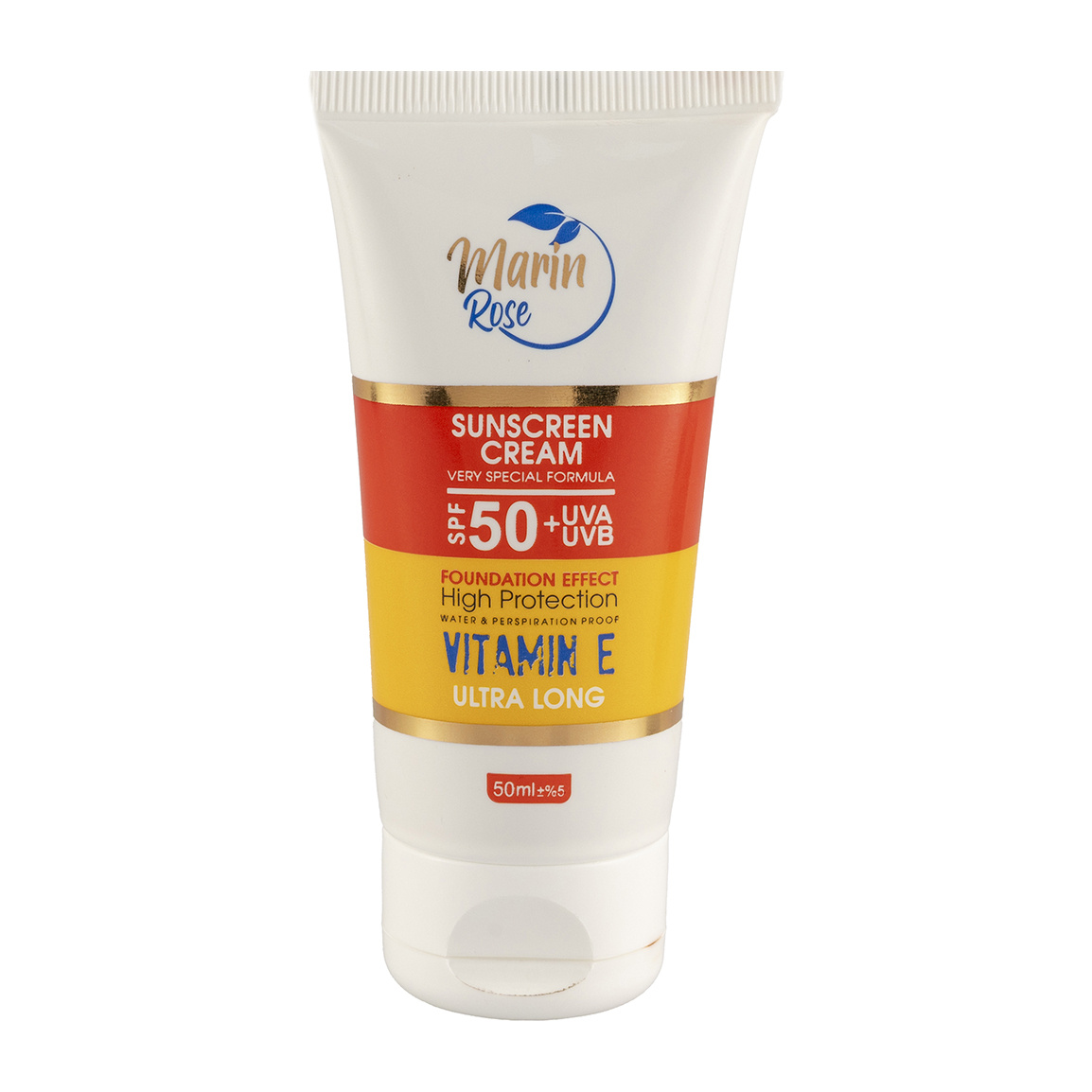 کرم ضد آفتاب رنگی با SPF50 مناسب انواع پوست حجم  50 میلی لیتر