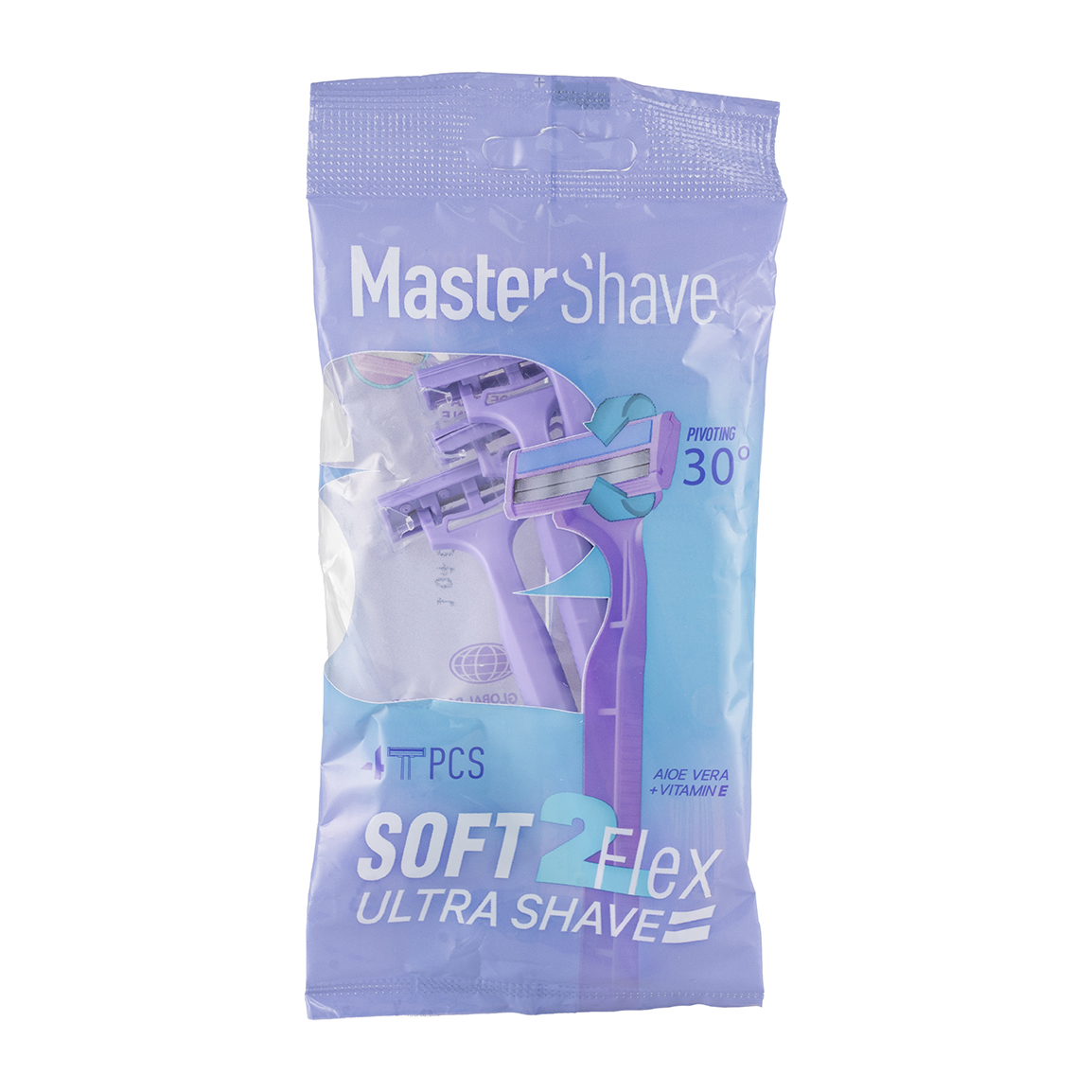 خودتراش 2 لبه مدل Soft 2 بسته 4 عددی