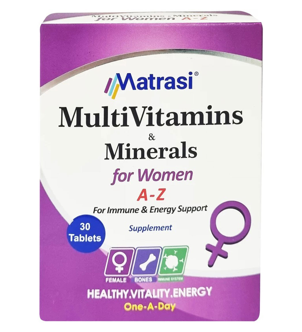 کپسول مولتی ویتامین مینرال مخصوص بانوان بسته 30 عددی